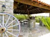 Grand terrain de la vente de notre maison d'hôte - gîte à vendre avec piscine à Perpignan (8).webp